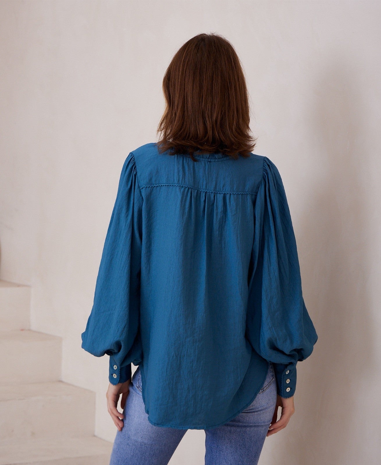 Teal Rayon Shirt