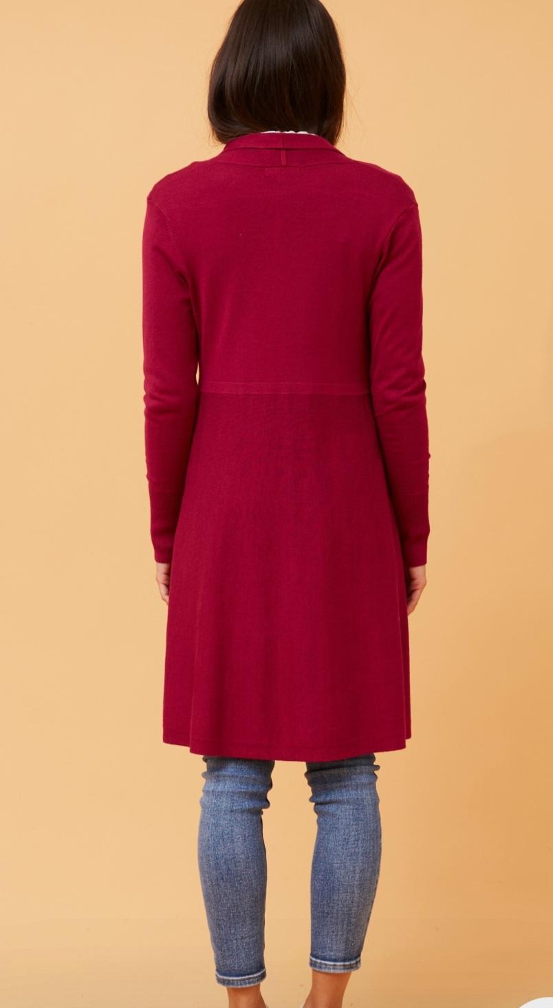 Orchid Long Line Cardigan