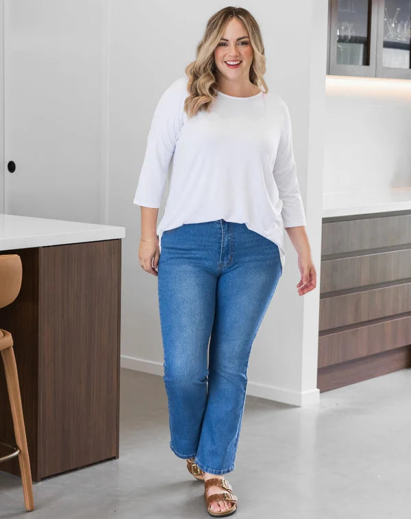 Bootleg Stretch Denim Jean