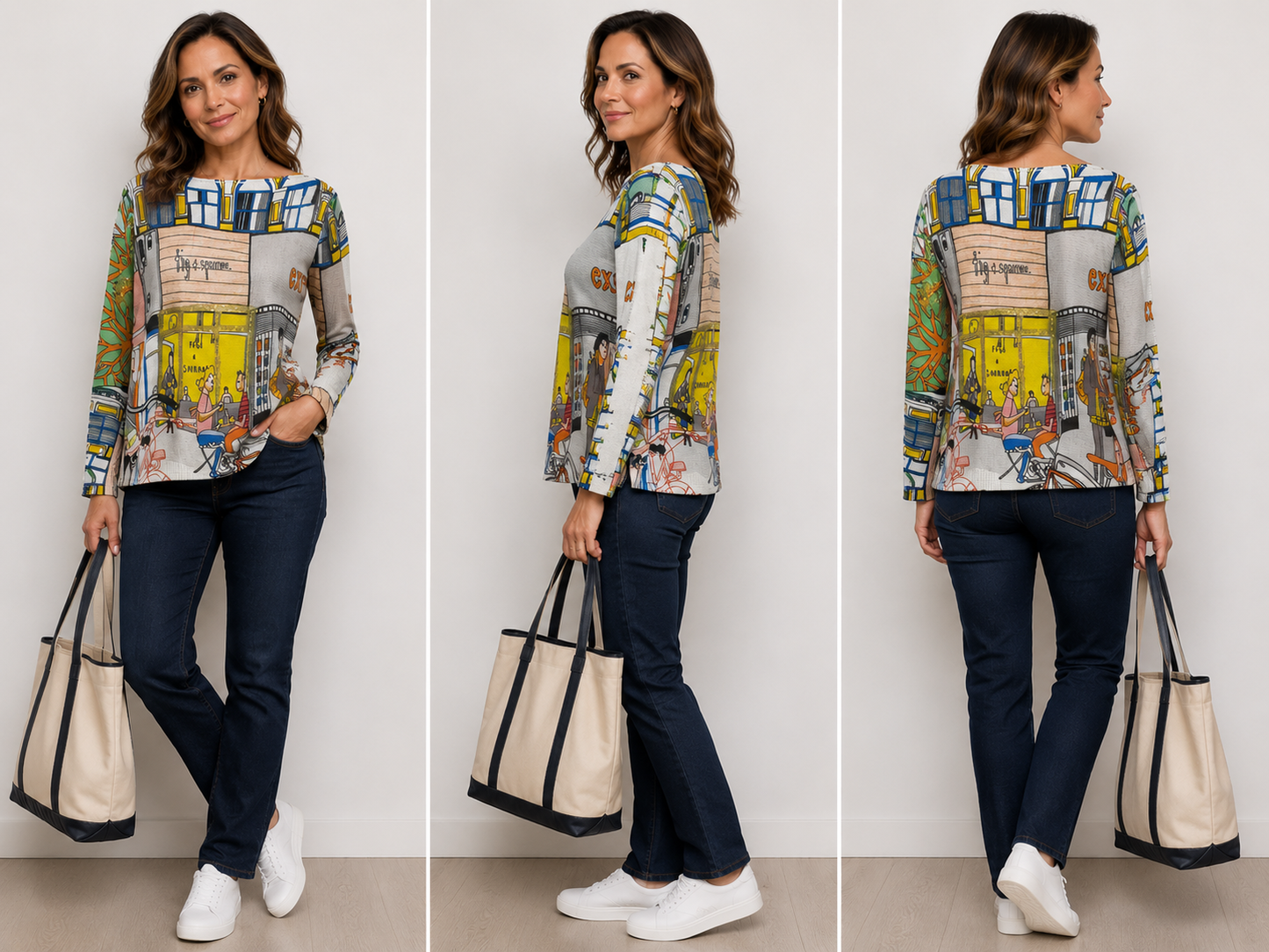 City Life Fine Knit Top