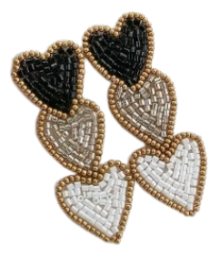 Heart Drop Earrings