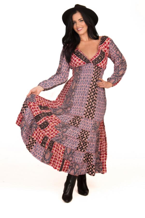 Goddess Silk Blend Dress