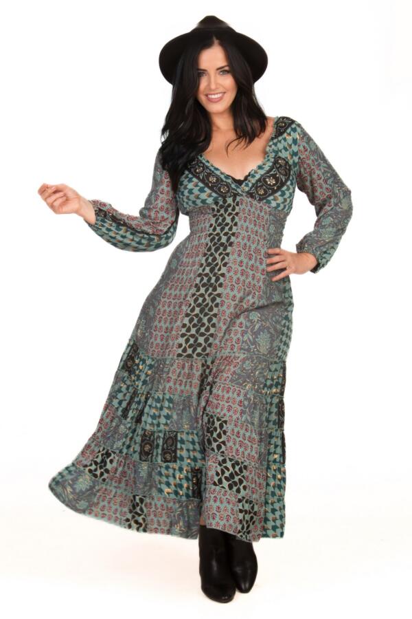 Goddess Silk Blend Dress