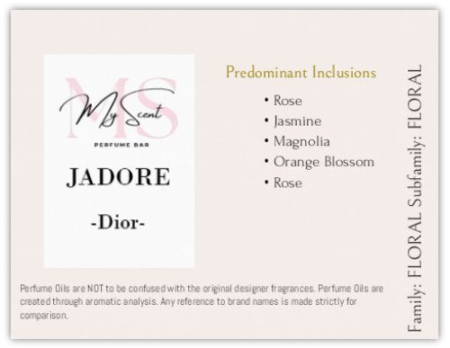 Jadore Perfume Oil