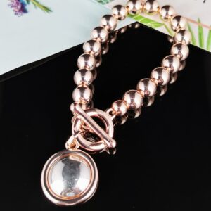 Rose Gold Fob Bracelet