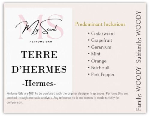 Terre d'Hermes Men's Perfume Oil