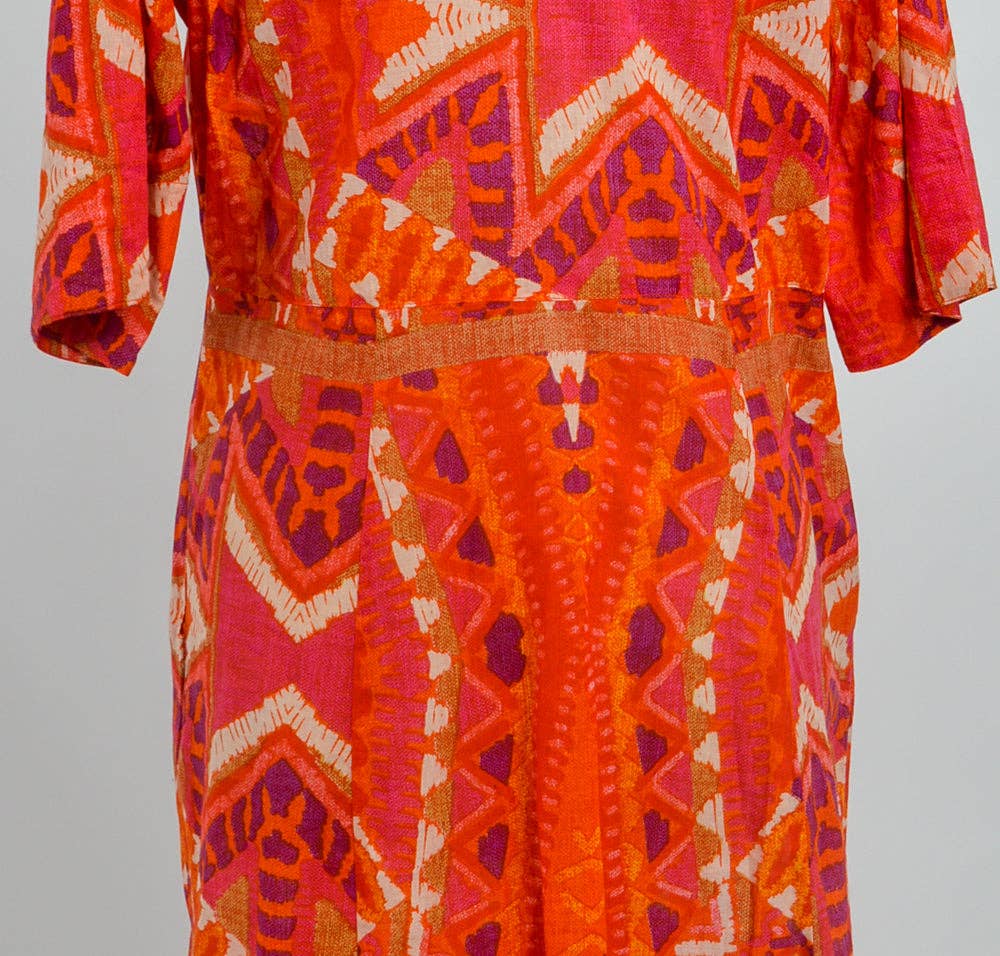 Mareeba Dress In Blood Orange: S
