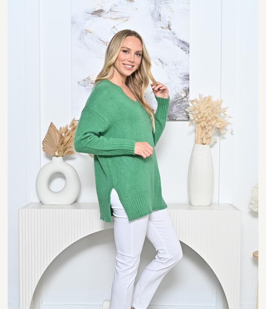 Oversized Emerald Green Knit