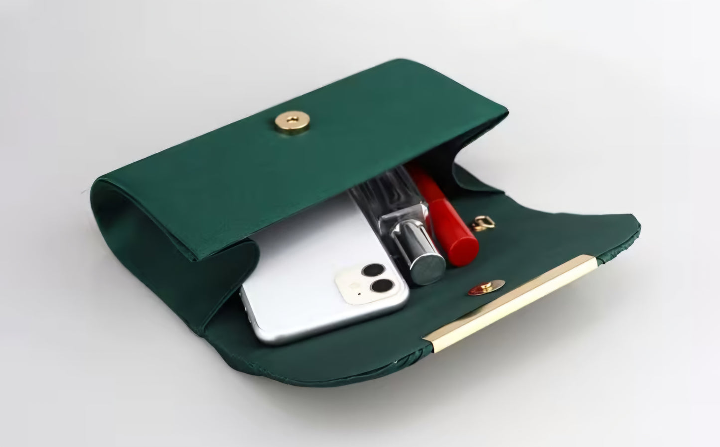 Emerald Green Clutch Bag