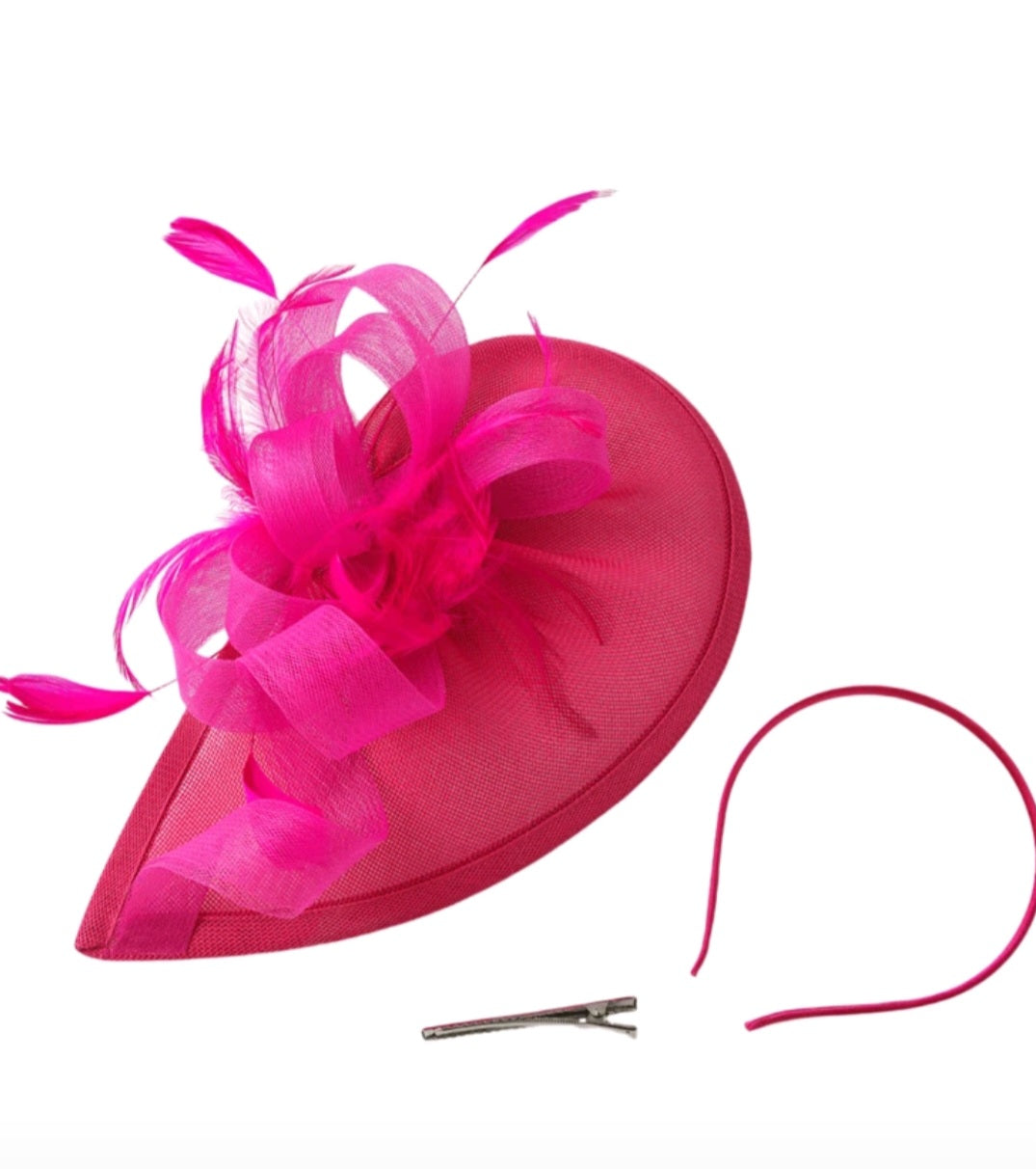 Hot Pink Fascinator Hat