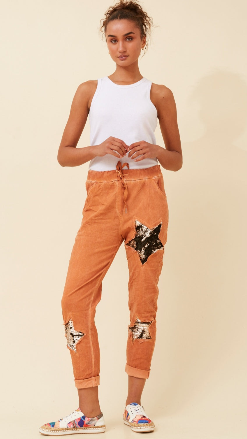 Janya Cinamon Joggers