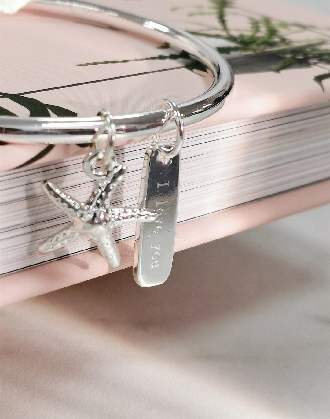 I Love You Silver Bracelet