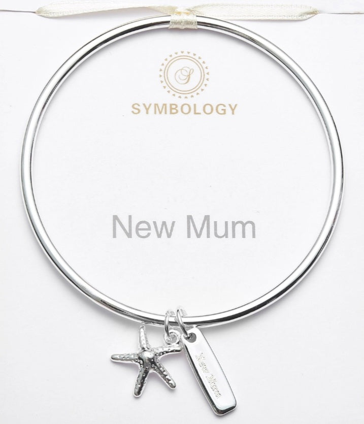 New Mum Silver Bracelet