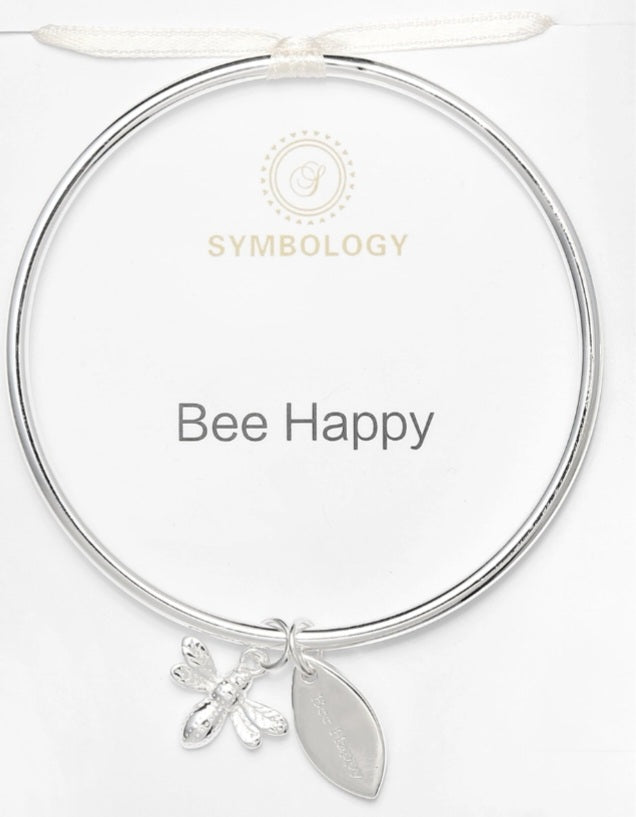 Bee Happy Silver Bracelet