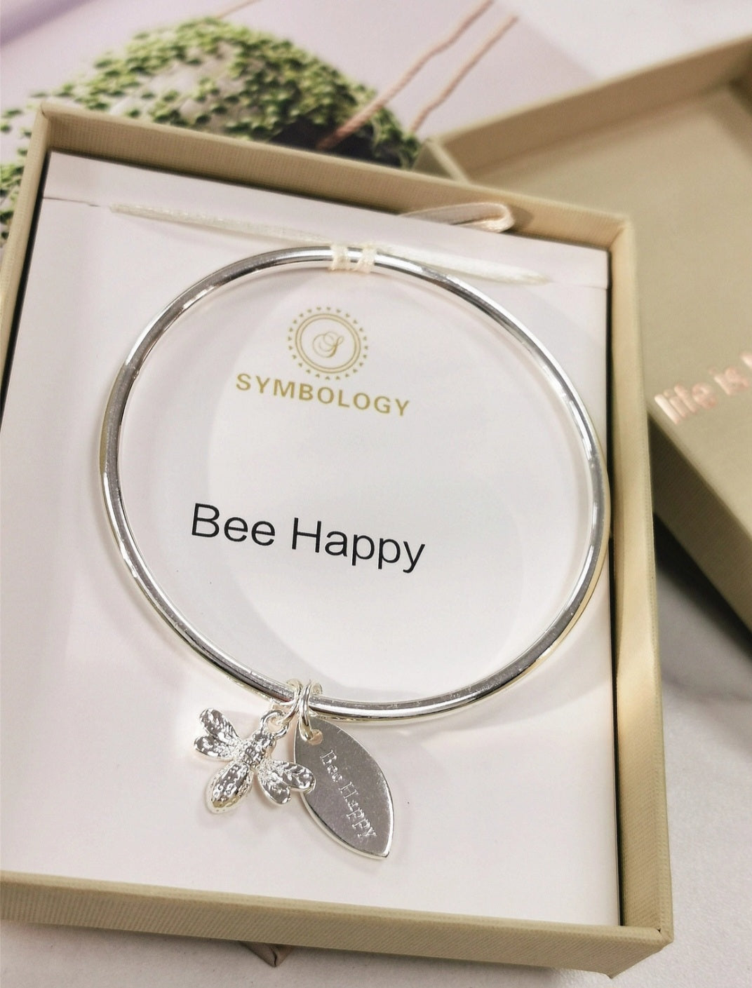 Bee Happy Silver Bracelet