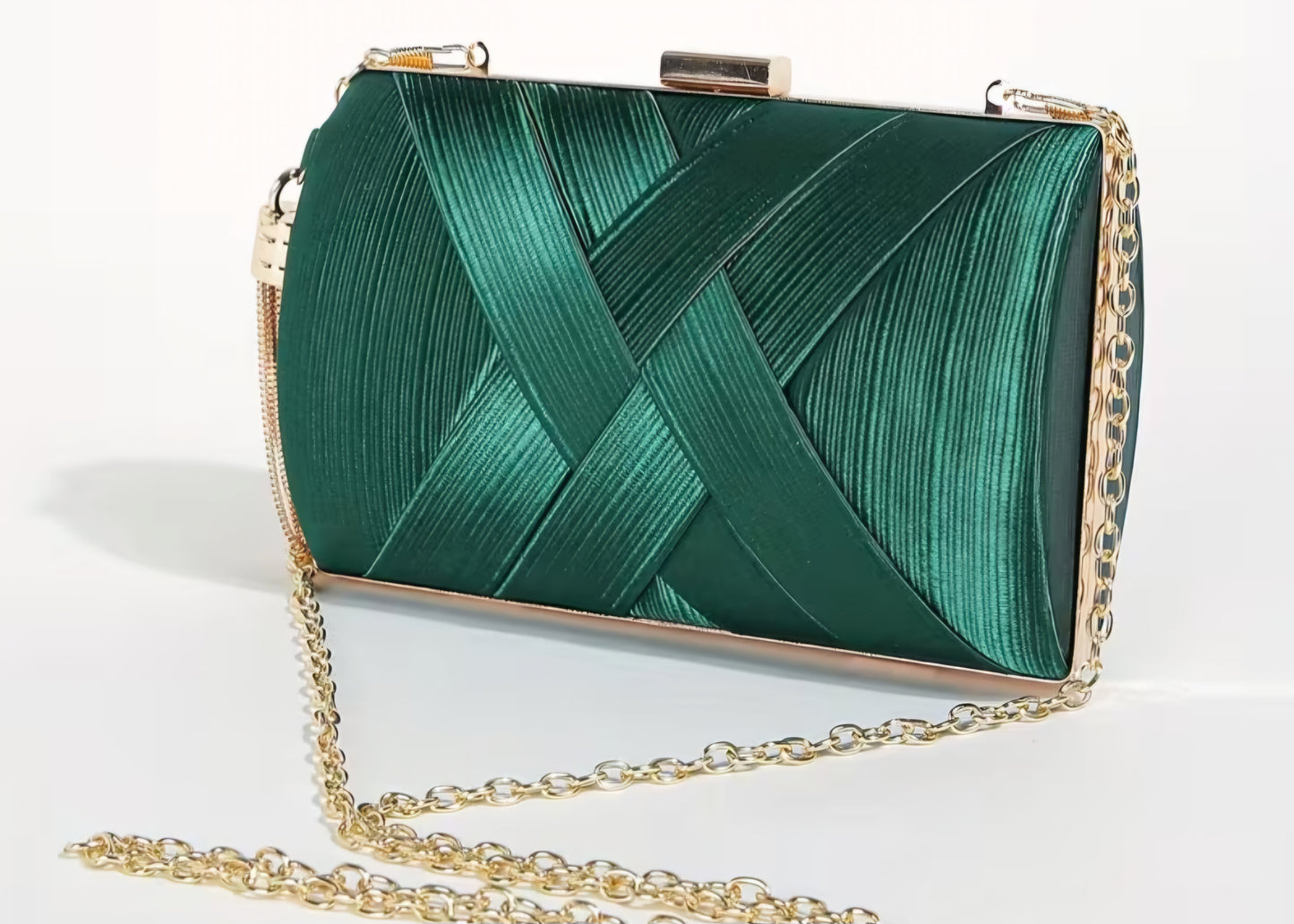 Emerald With Gold Clutch