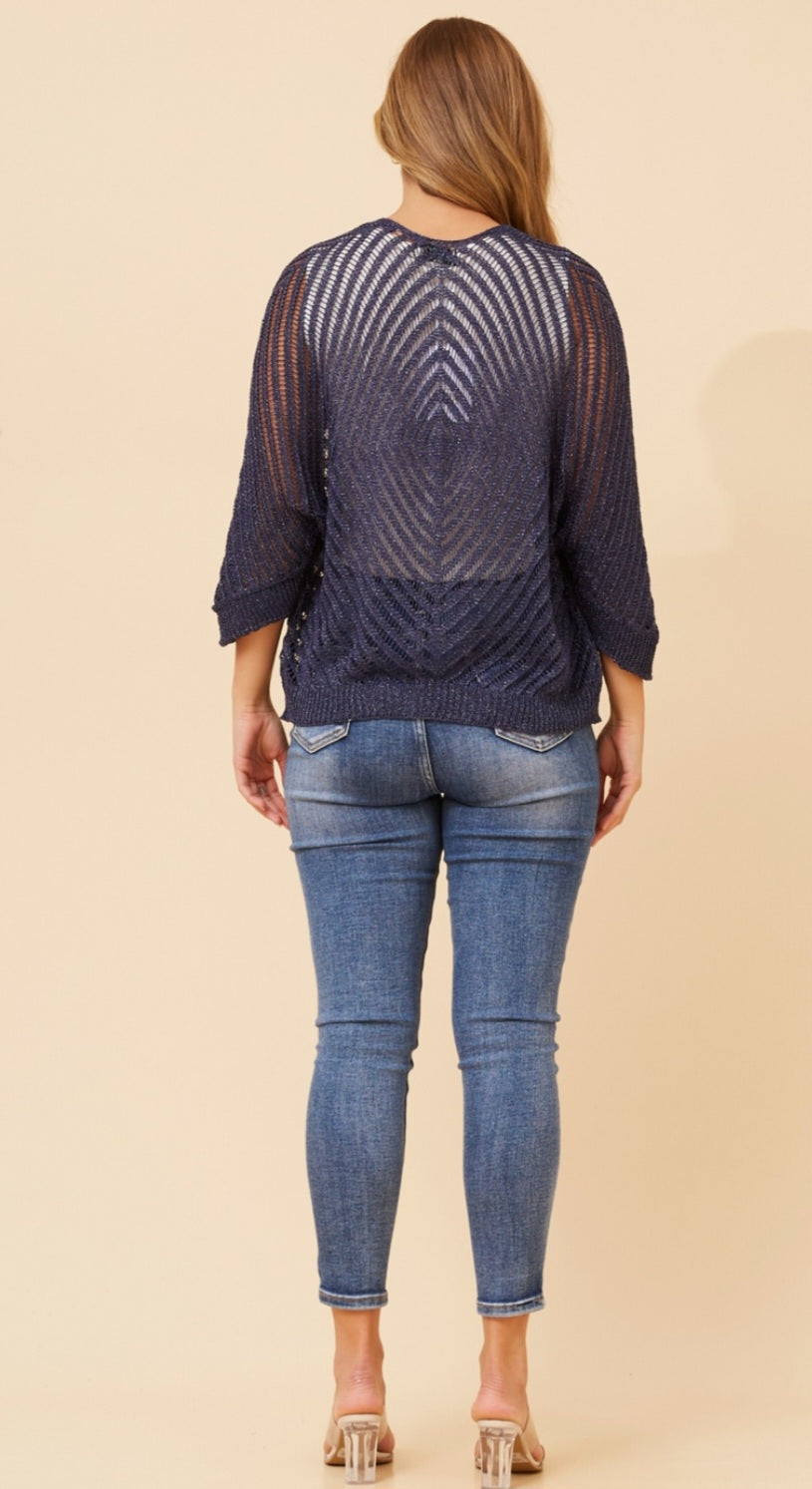 Navy Bolero