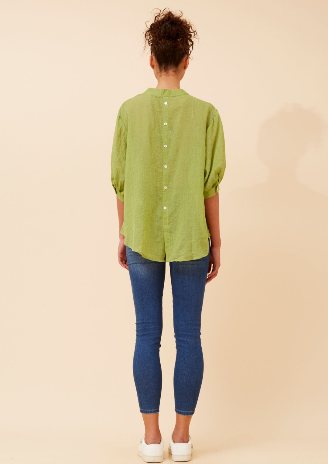 Green Button Through Shirt