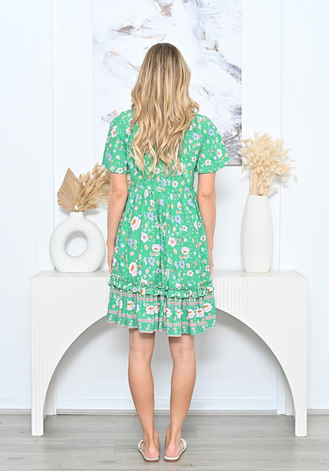 The Throw-On & Go Dress Green