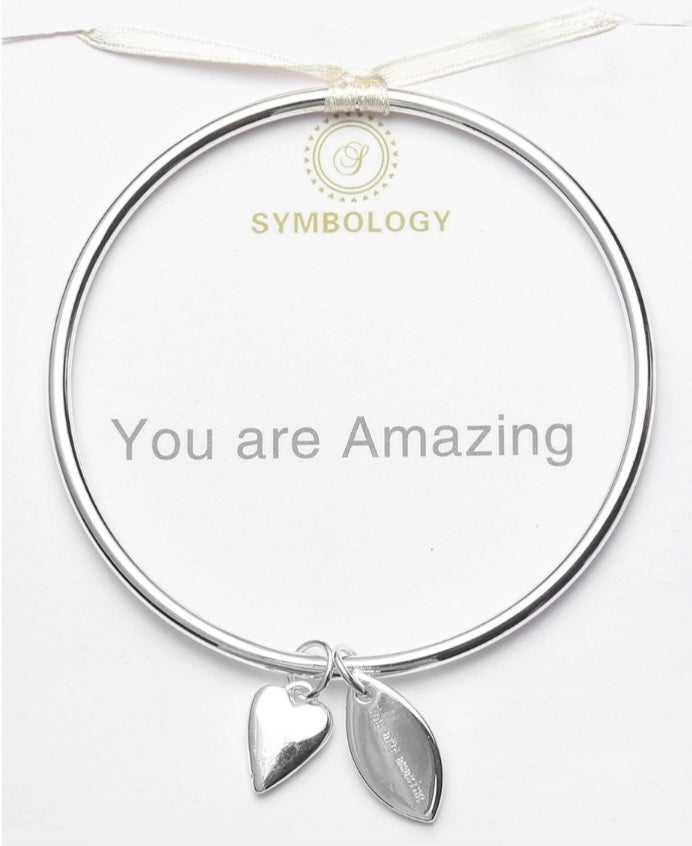 You Are Amazing Silver Bracelet