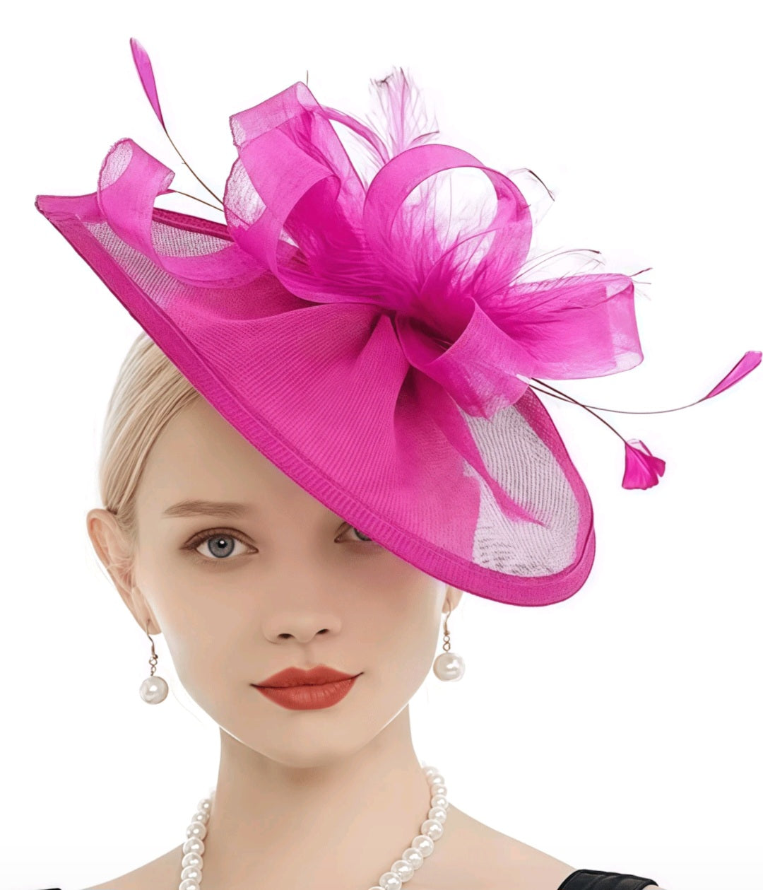 Hot Pink Fascinator Hat