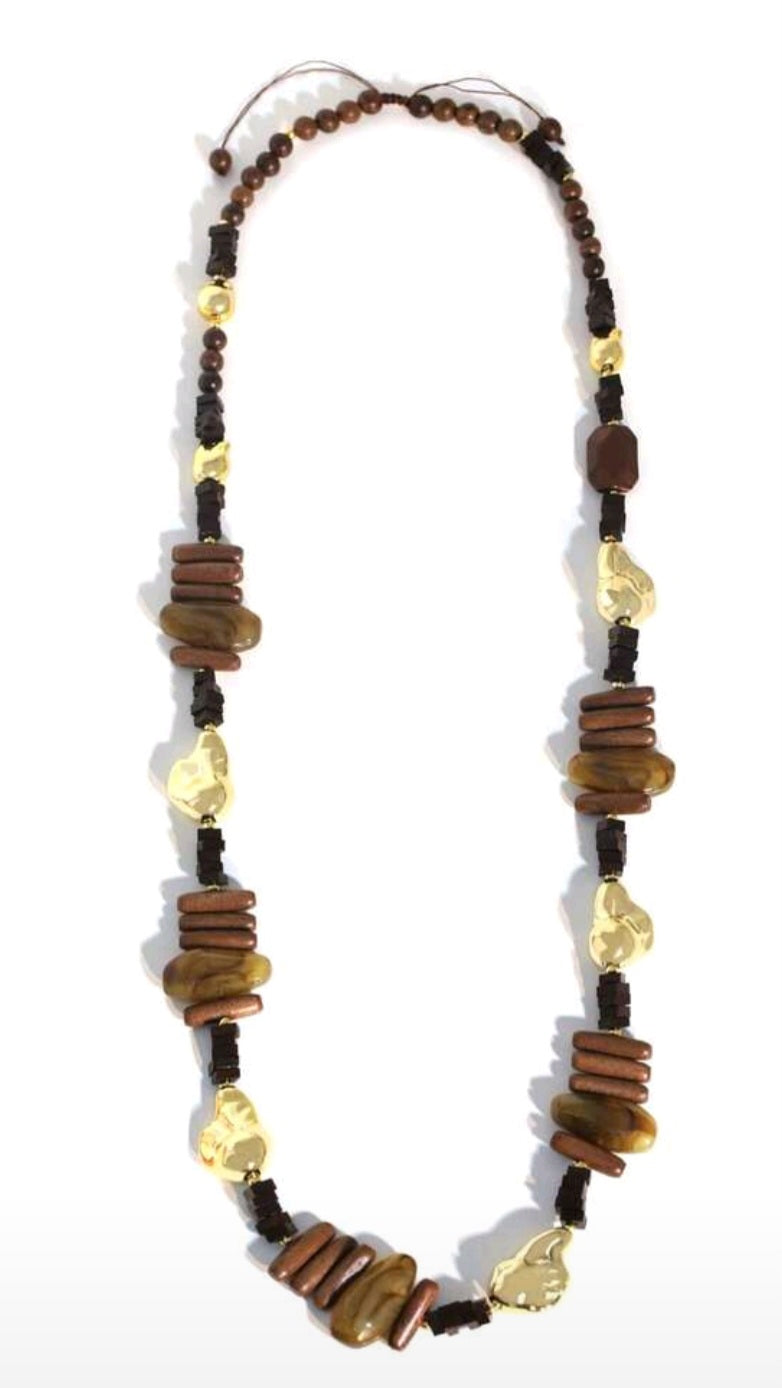 Wooden Bead Necklace