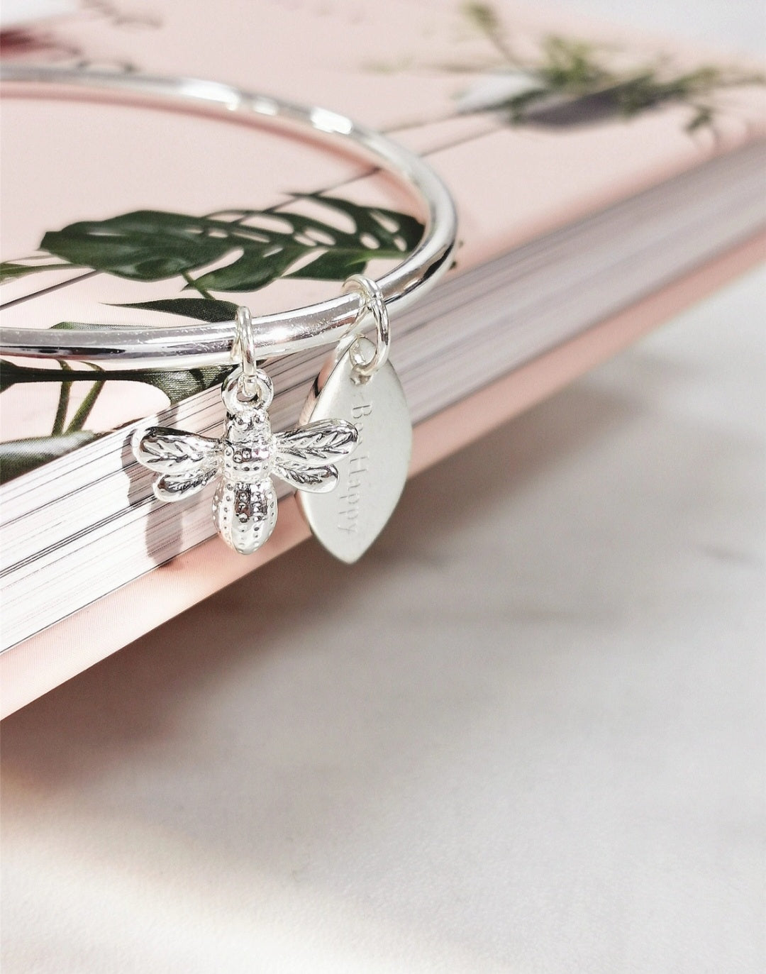Bee Happy Silver Bracelet