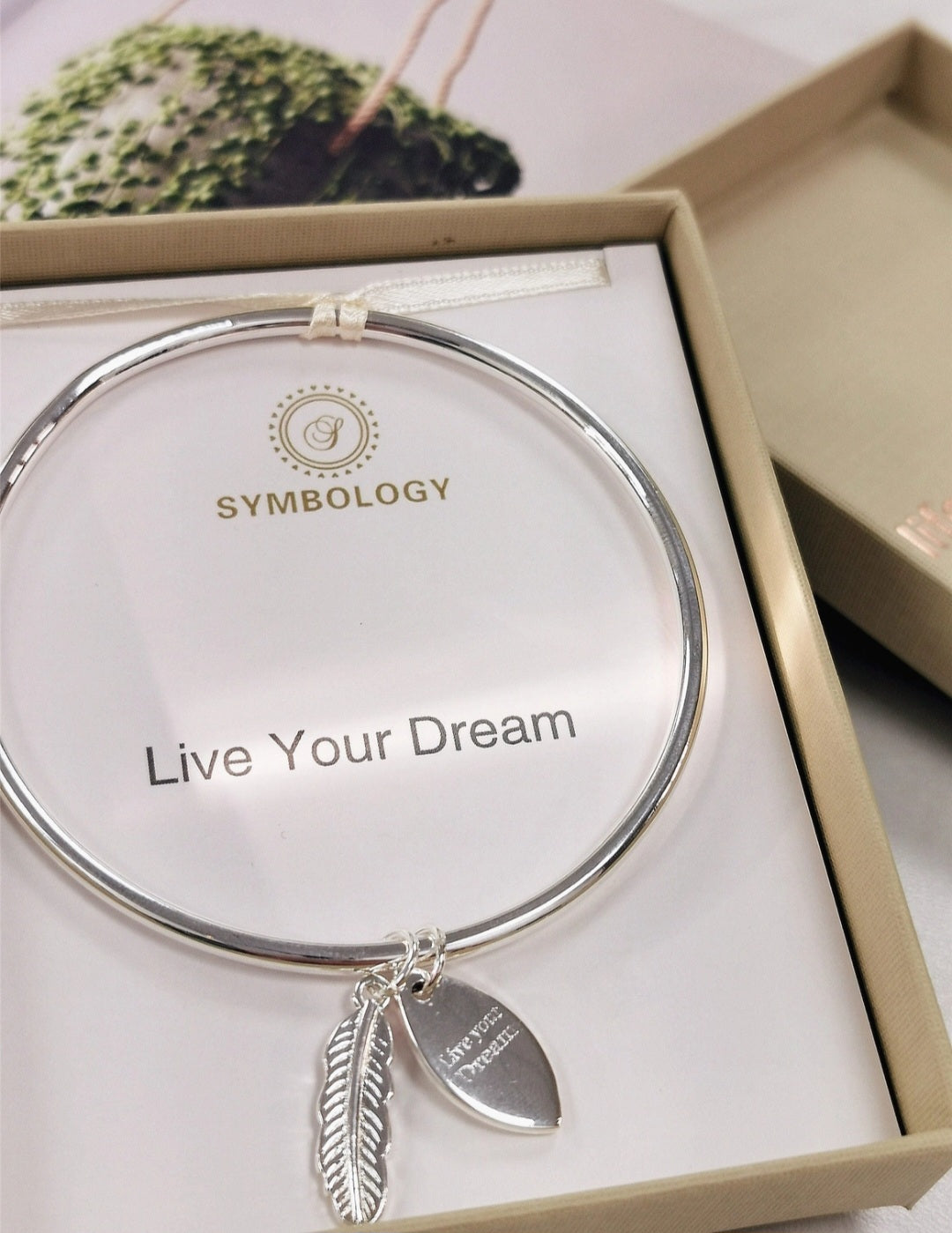 Live Your Dream Silver Bracelet