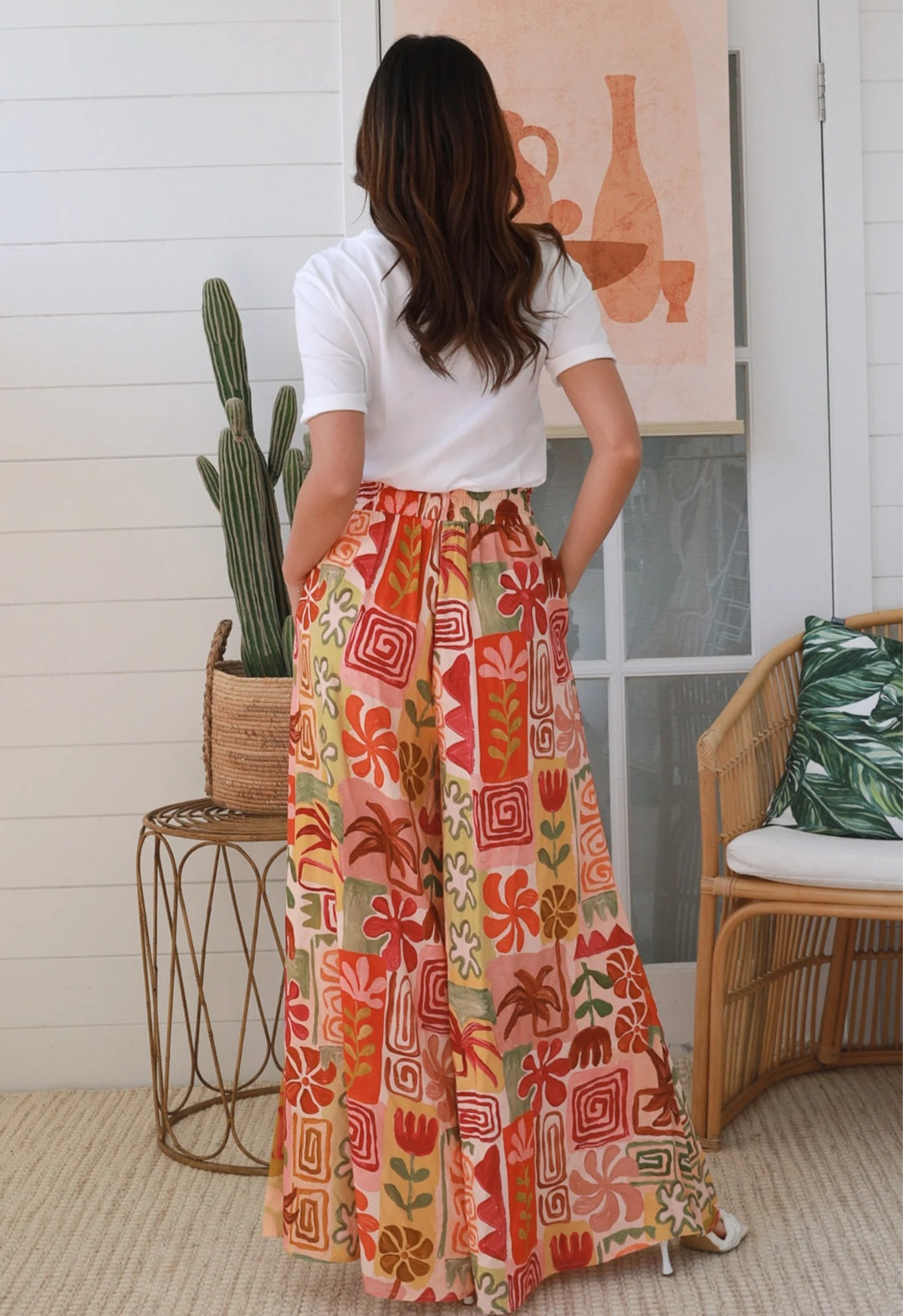 Wide Leg Pants with Pockets