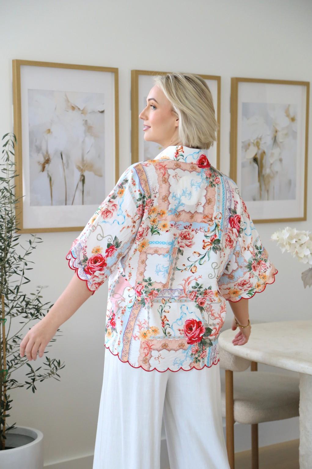 Floral Rayon Elegant Shirt