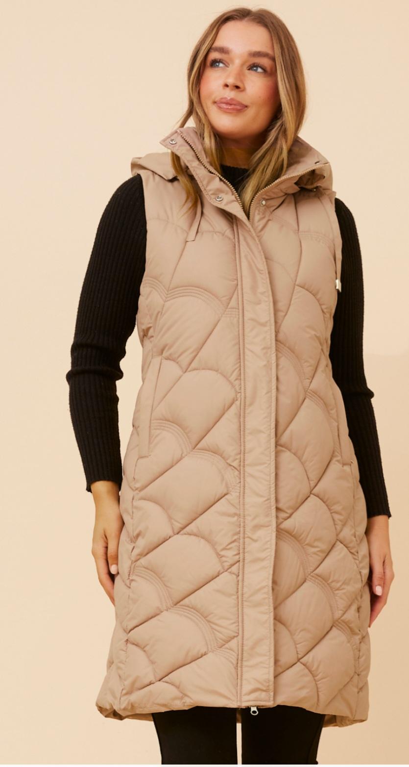 The Throw-On-And-Go Longline Puffer Vest