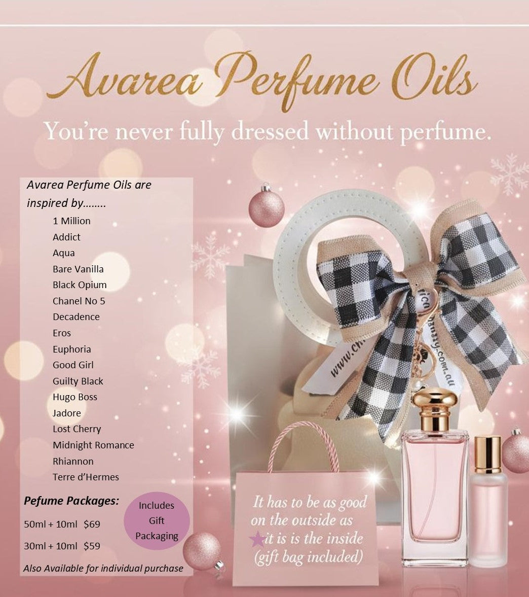 Perfume oil packages for Christmas presents
