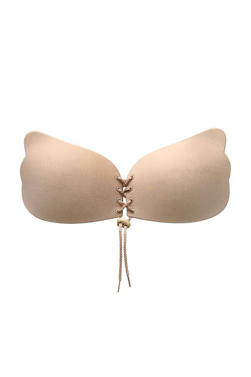 Lace Up Bra - Strapless Push Up Bra