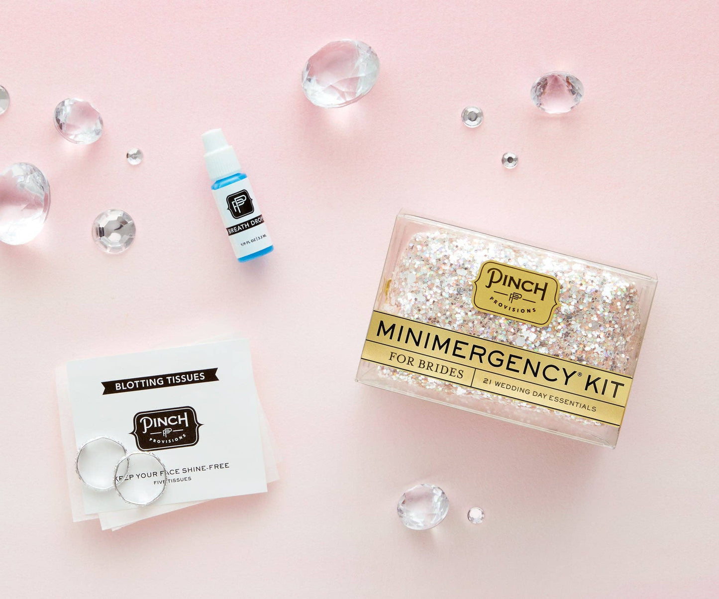 Minimergency Kit for Brides: Pink Diamond