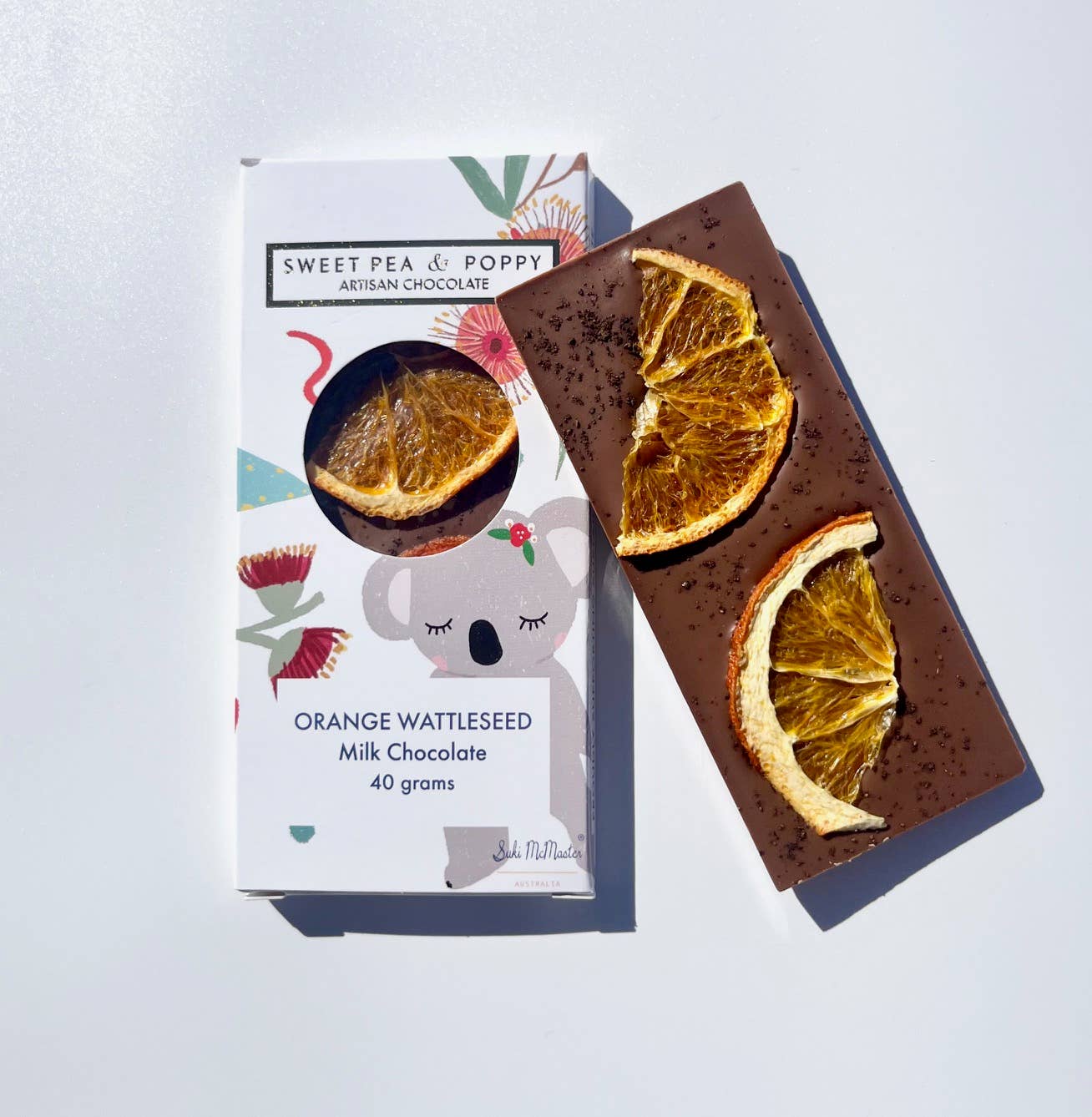 Milk Chocolate Wattleseed Suki McMaster Illustrated Bar