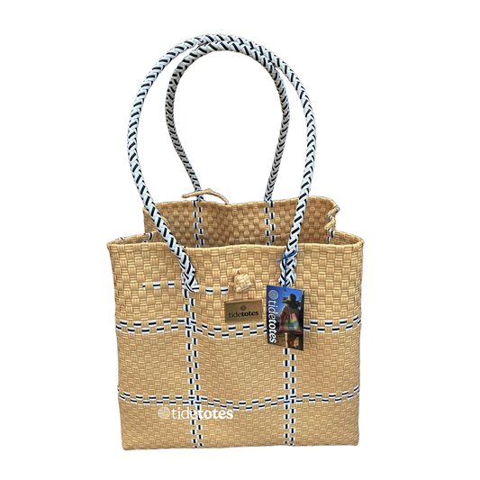 Recycled Plastic Woven Tote Bag