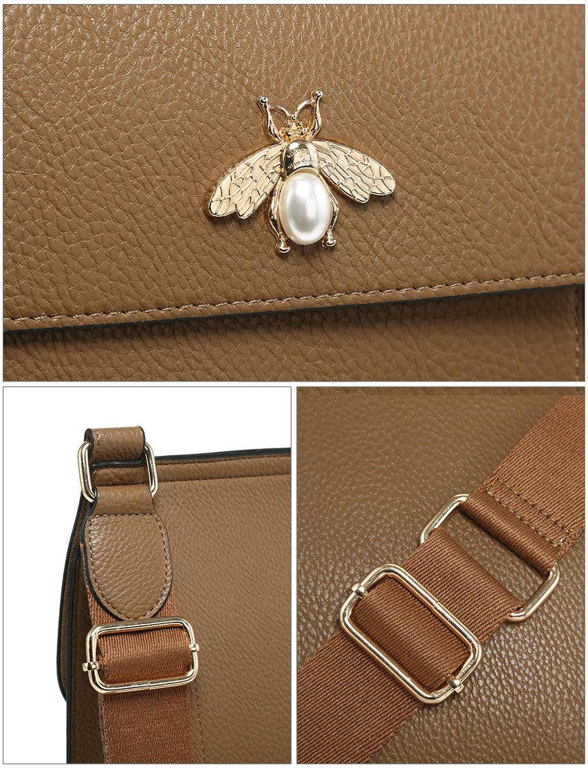 Flap Cross Body Bag: Wine Red
