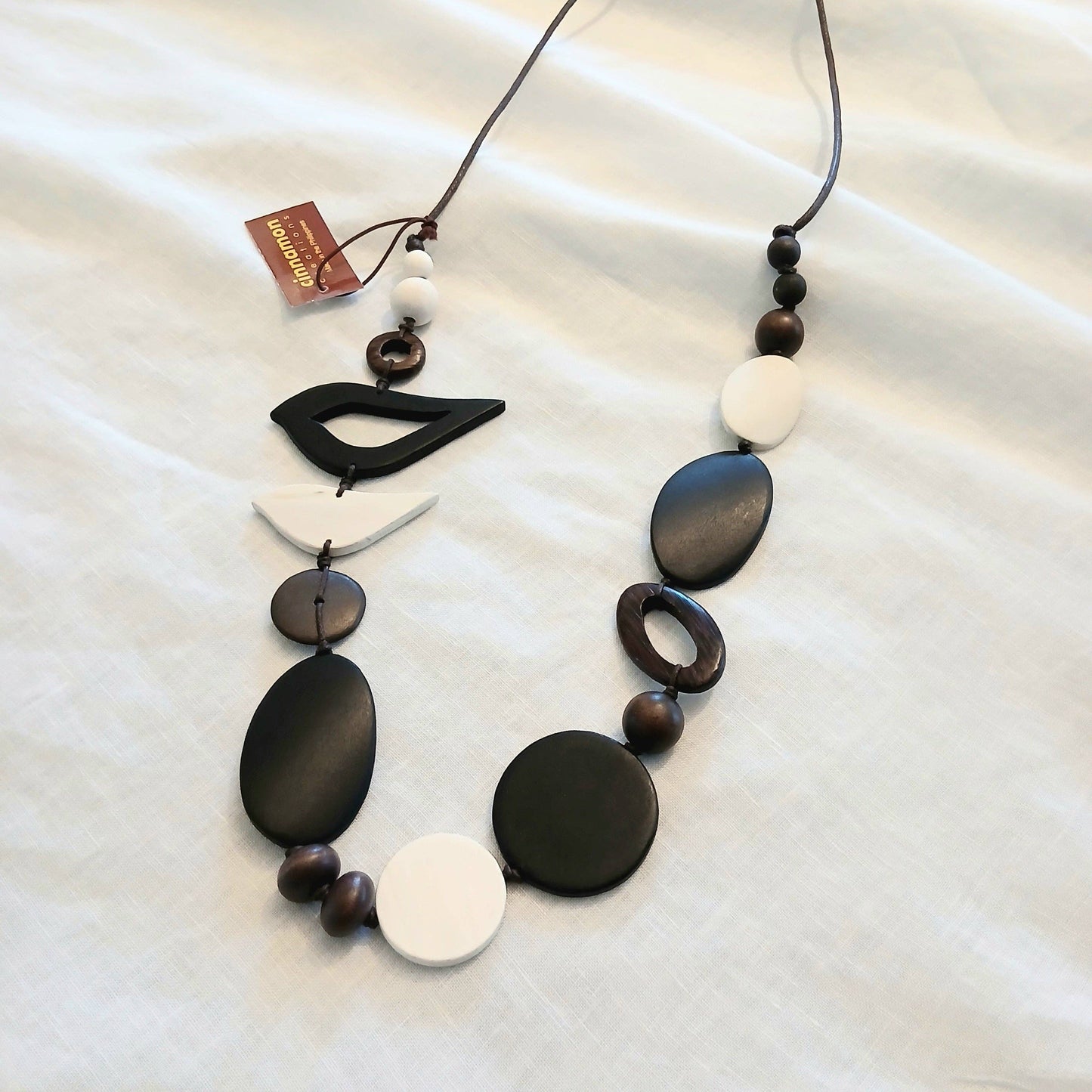 2 Birds Together on Oval Beads BURNT ORANGE