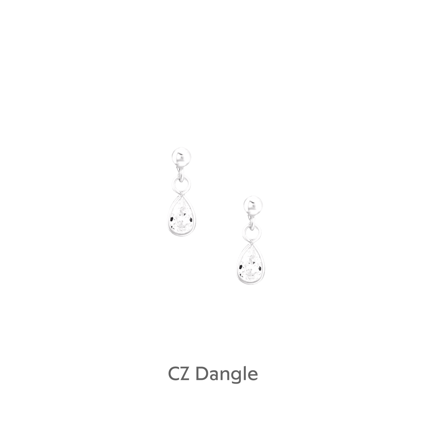 Sterling Silver Stud Earrings - Cocktail themed