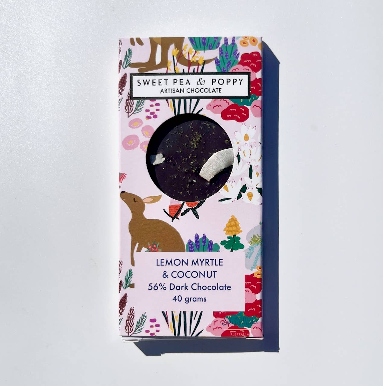 Dark Chocolate Lemon Myrtle Suki McMaster Illustrated Bar