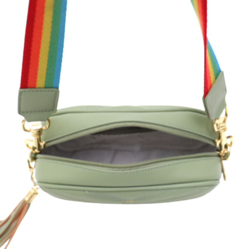 Nova Light Green Vera May Vegan Leather Handbag