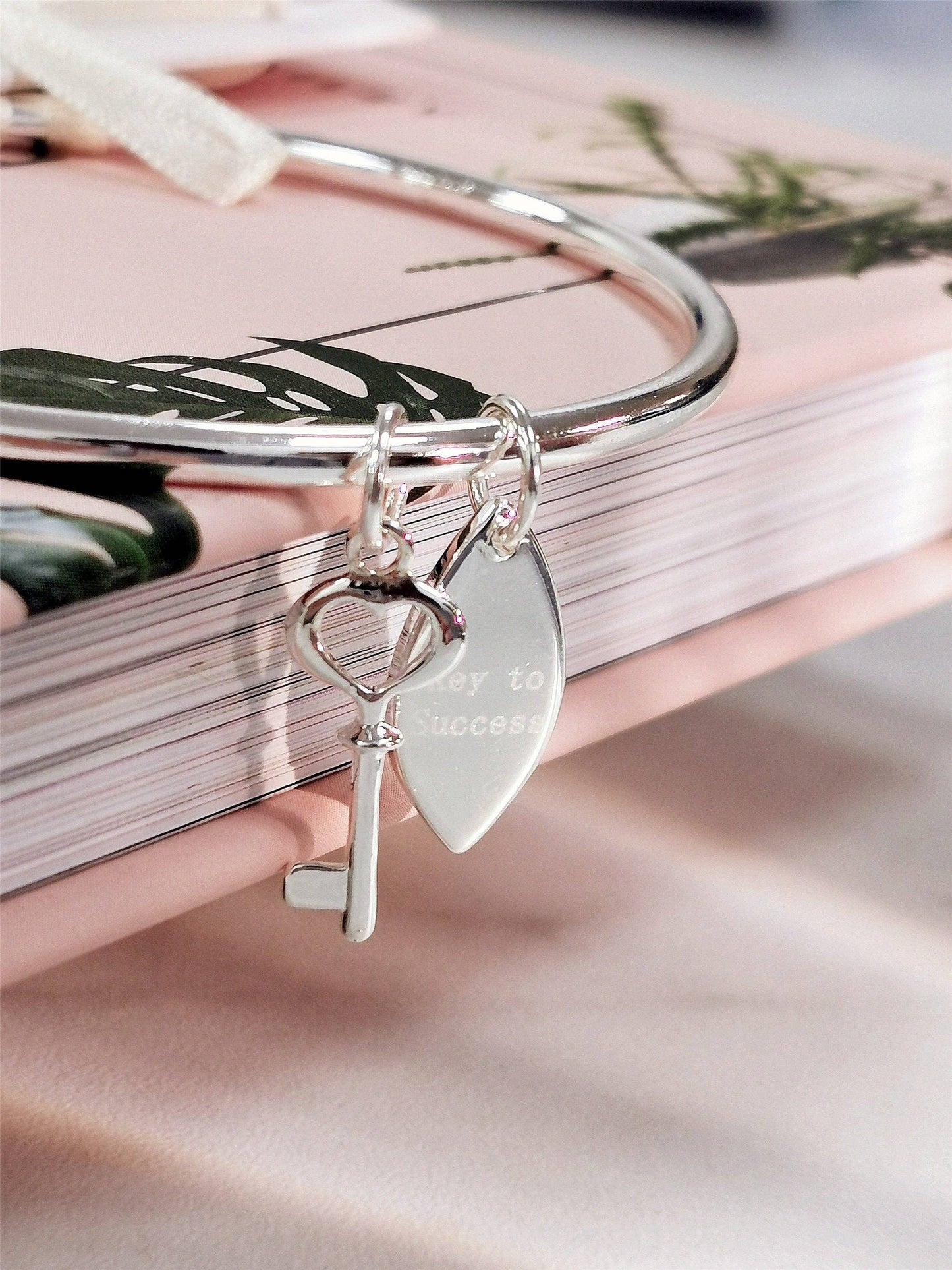Key To Success Silver Bracelet