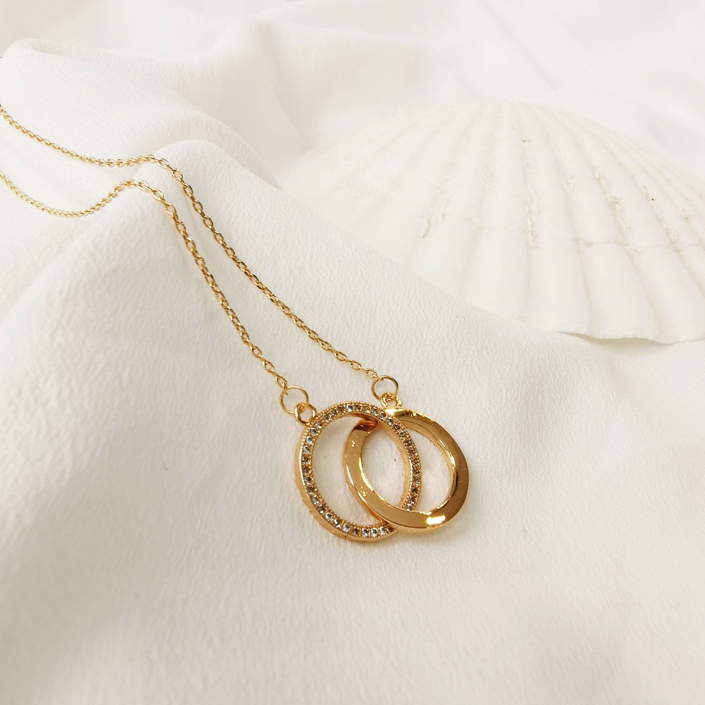 Auntie Gift Necklace: Rose gold