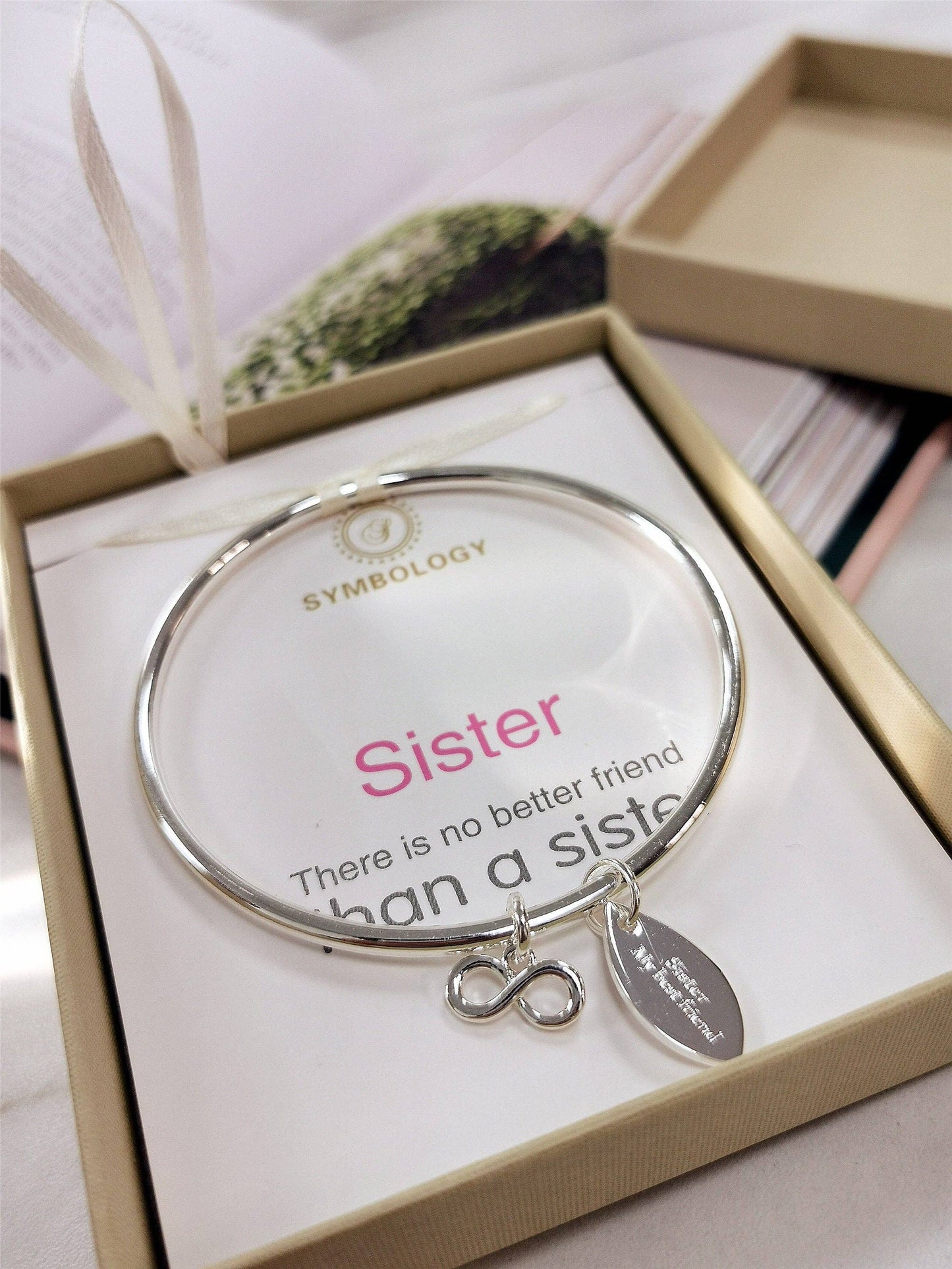 Sister Silver Bangle