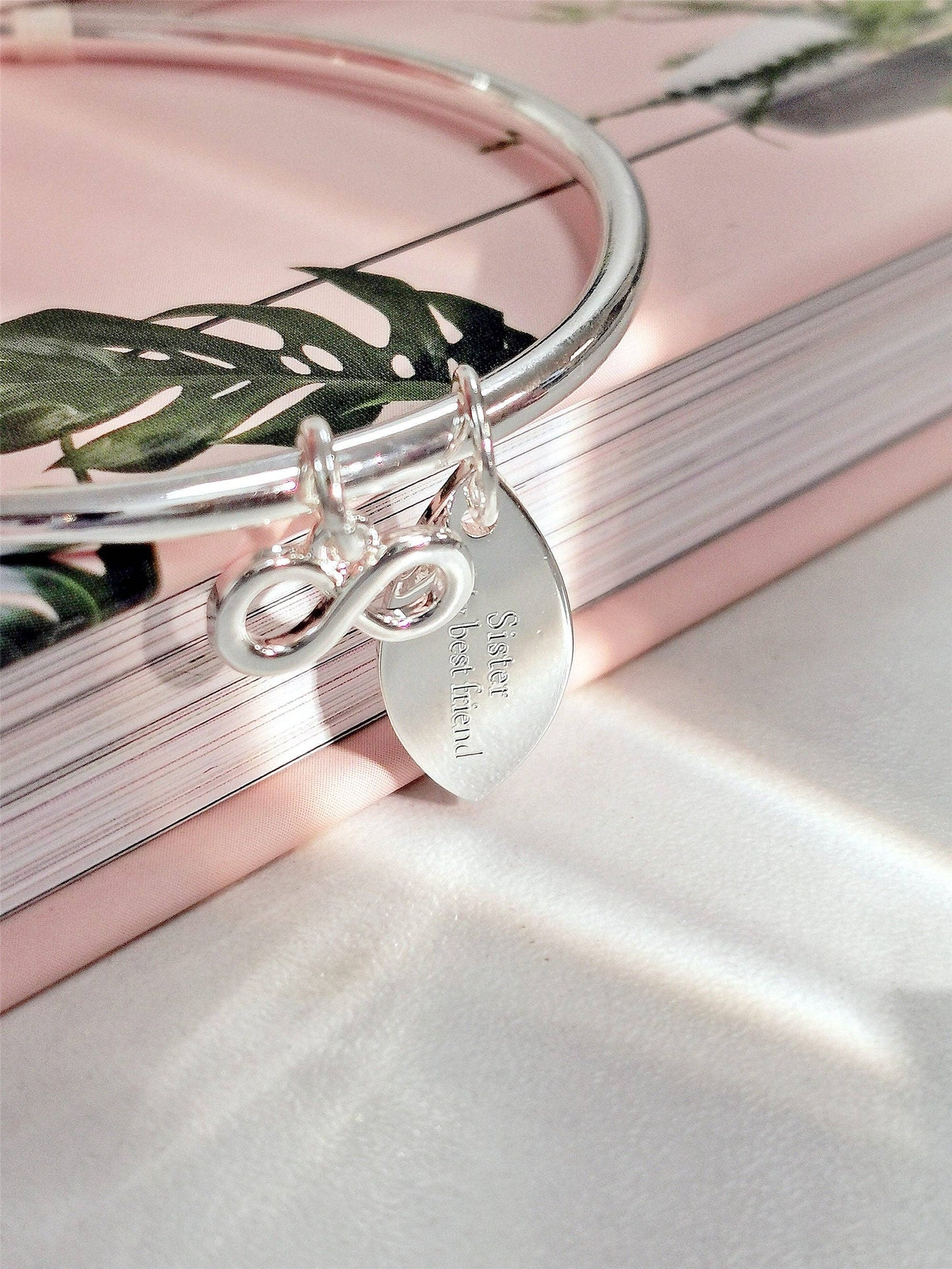 Sister Silver Bangle
