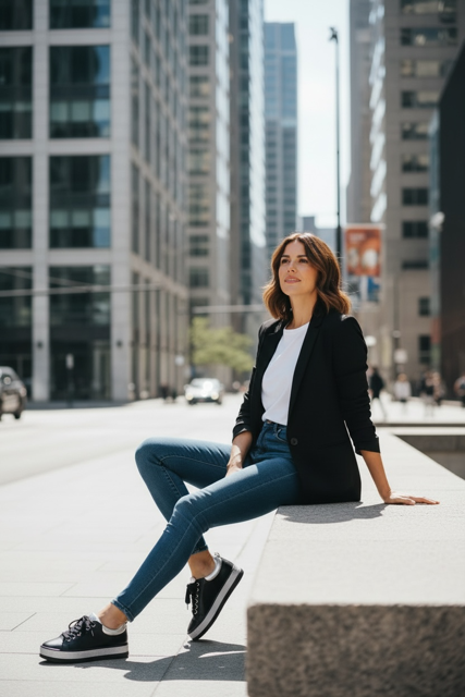Lux Black Diamonte Sole Sneakers