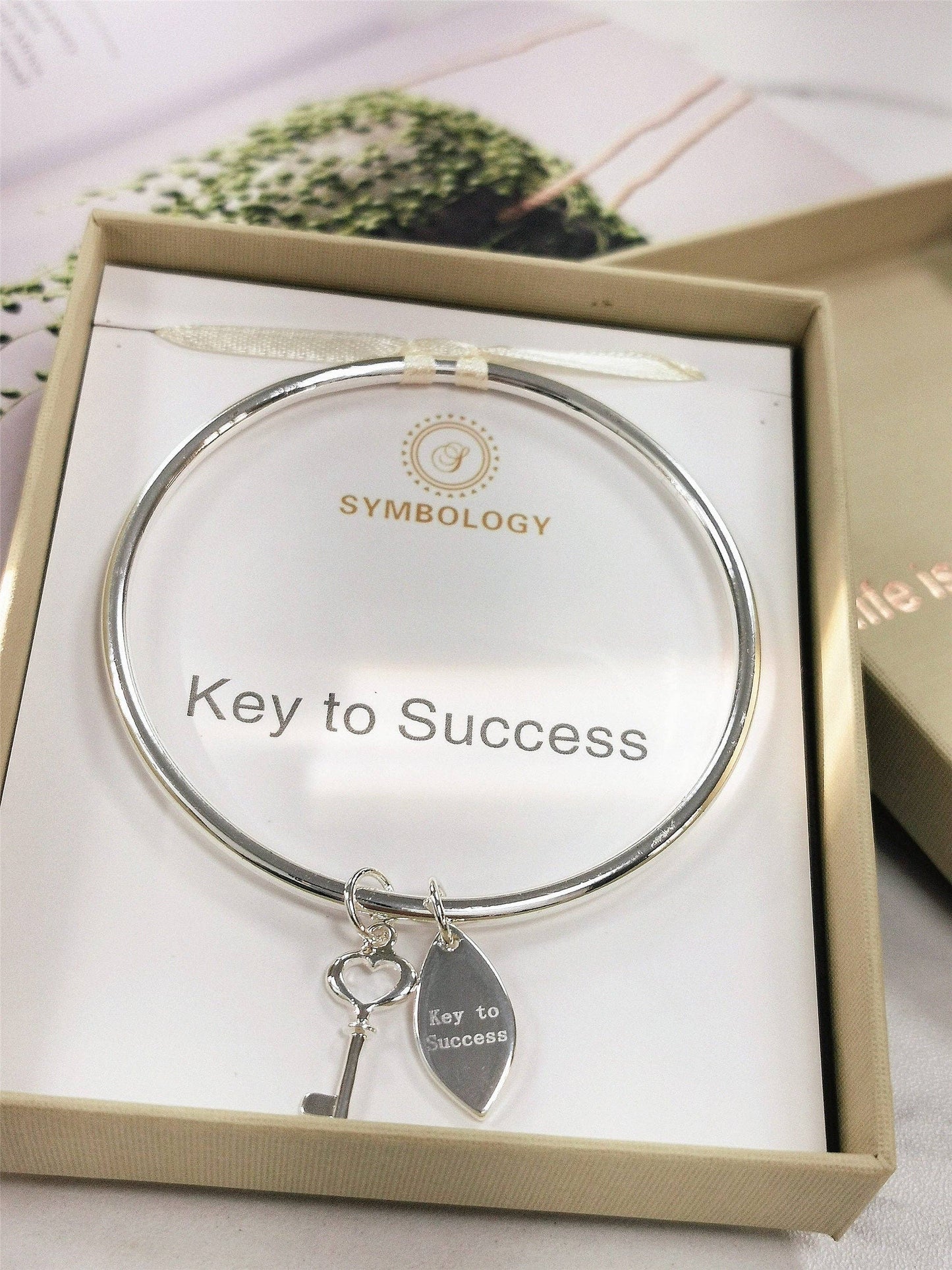Key To Success Silver Bracelet