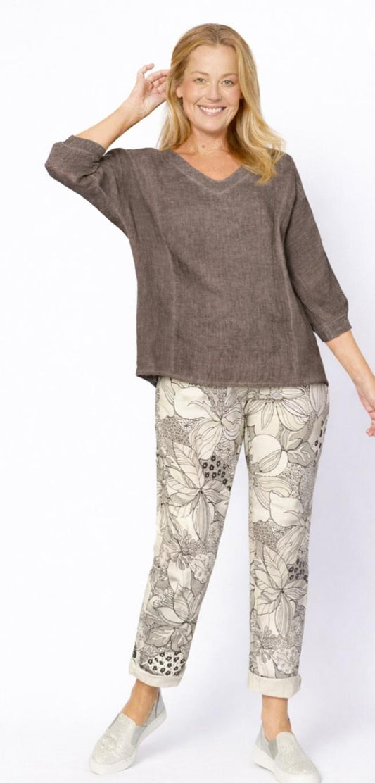 The Move-With-You Comfort Pant (Soft Printed Stretch)