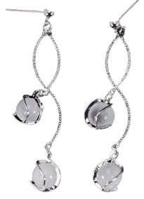 Silver Drop Earrings