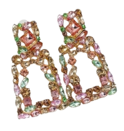 Vintage Style Geometric Drop Earrings